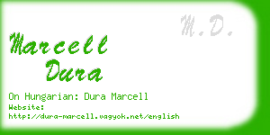 marcell dura business card